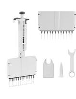 Laboratorinė pipetė, 12 kanalų, rankinė, 0,005-0,01 ml
