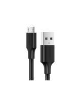 USB kabelis – micro USB 2.4A 480Mbps 1.5m juodas