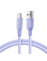Multi-Color Series USB-A – USB-C laidas 100W greitas perdavimas 1m violetinė