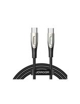 Pintas kabelis Star-Light Series USB-C - USB-C 100W 1,2m juodas