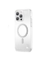 Magnetinis dėklas iPhone 14 Plus MagSafe PQY Go Out Series sidabras