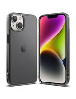 Apsauginis iPhone 14 Plus dėklo dangtelis su Fusion Matte pilku gelio rėmeliu