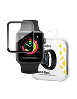 Hibridinis apsauginis stiklas Apple Watch 1/ 2/ 3 38mm Watch Glass juodas