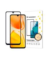 Vivo X80 Lite / V25 9H viso ekrano grūdintas stiklas su patogiu dėklu juodu rėmeliu