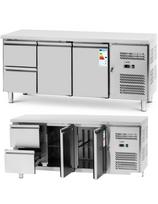 Šaldymo stalas su stalviršiu 2 kameros 2 stalčiai -2-10 C 417 l 275 W