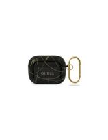 Guess Gold Chain Collection dėklas, skirtas AirPods Pro - juodas