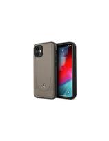 Mercedes Urban Line dėklas iPhone 12 mini - rudas