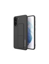Wozinsky Kickstand Case silikoninis dėklas su stovu, skirtas Samsung Galaxy S21+ 5G Black