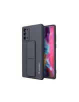 Wozinsky Kickstand Case silikoninis dėklas su stovu Samsung Galaxy Note 20 tamsiai mėlynai