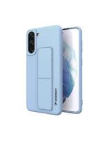 Wozinsky Kickstand Case silikoninis dėklas su stovo dangteliu, skirtas Samsung Galaxy S21+ 5G šviesiai mėlynas