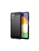 Carbon Case lankstus dangtelis Samsung Galaxy A22 4G juodas