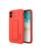 Wozinsky Kickstand Case silikoninis dėklas su stovu, skirtas Samsung Galaxy A72 4G Red