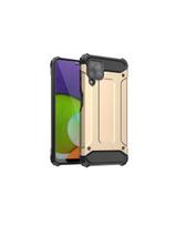 Hybrid Armor šarvuotas hibridinis dėklo dangtelis, skirtas Samsung Galaxy A22 4G auksui