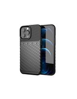 Thunder Case, lankstus šarvuotas dėklas, dangtelis iPhone 13 Pro Max, juodas