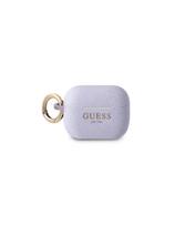 Guess Silicone Glitter dėklas, skirtas AirPods Pro – violetinis