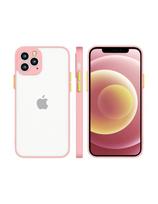 Milky Case Silikoninis lankstus permatomas dėklas, skirtas Samsung Galaxy A72 4G Pink