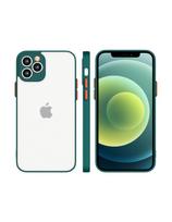 Milky Case silikoninis lankstus permatomas dėklas, skirtas Samsung Galaxy A72 4G tamsiai žaliai