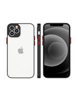 Milky Case Silikoninis lankstus permatomas dėklas, skirtas Samsung Galaxy A22 4G Black