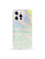 Kingxbar Shell serijos prabangus, elegantiškas iPhone 13 Pro dėklas, perlas ir mėta
