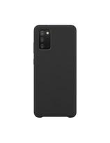 Silicone Case lankstus silikoninis dėklo dangtelis, skirtas Samsung Galaxy A03s juodas