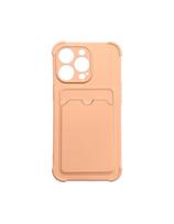 „Card Armor Case“ dėklo dangtelis, skirtas „iPhone 13 Mini Card Wallet“, silikoninis šarvų oro pagalvės dangtelis, rožin...
