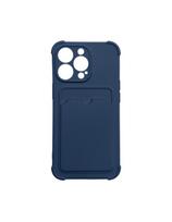 „Card Armor Case“ dėklo dangtelis, skirtas „iPhone 13 Mini Card Wallet“, silikoninis šarvų oro pagalvės dangtelis tamsia...