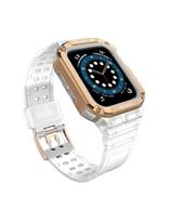 Apsaugokite dirželio apyrankę su dėklu Apple Watch 7/ 6/ 5/ 4/ 3/ 2/ SE (45/ 44/ 42mm) Šarvuotas laikrodžio dangtelis ba...