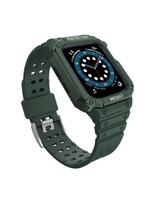 Apsaugokite dirželio juostą su dėklu Apple Watch 7/ 6/ 5/ 4/ 3/ 2/ SE (45/ 44/ 42mm) dėklas, šarvuotas laikrodžio dangte...