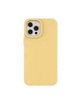 Eco Case dėklas iPhone 12 Pro, silikoninis dangtelis, geltonas telefono dėklas