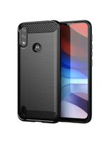 Carbon Case lankstus dangtelis Motorola Moto E7i Power juodas