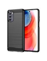 Carbon Case lankstus dangtelis Motorola Moto G Stylus 2022 juodas