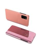 Clear View Case atverčiamas dėklas, skirtas Samsung Galaxy A03s (166.5) rožinis