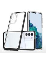 Skaidrus 3in1 dėklas, skirtas Samsung Galaxy S22+ (S22 Plus) gelio dangtelis su juodu rėmeliu