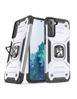 Wozinsky Ring Armor Armored Hybrid Case Cover + Magnetinis laikiklis, skirtas Samsung Galaxy S22+ (S22 Plus) Silver