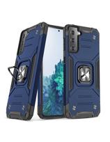 Wozinsky Ring Armor Armored Hybrid Case Cover + Magnetinis laikiklis, skirtas Samsung Galaxy S22+ (S22 Plus) mėlynas