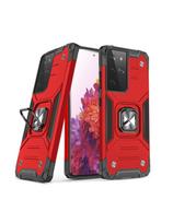 Wozinsky Ring Armor Armored Hybrid Case Cover + Magnetinis laikiklis, skirtas Samsung Galaxy S22 Ultra Red