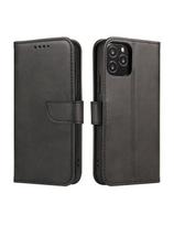 Magnet Case elegantiškas dėklo dangtelis su atvartu ir stovo funkcija, skirta Poco M4 Pro 5G black