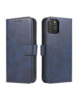 Magnet Case elegantiškas dėklo dangtelis su atvartu ir stovo funkcija, skirta Poco M4 Pro 5G mėlynai