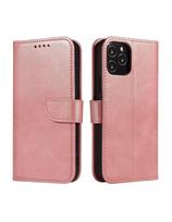 Magnet Case elegantiškas dėklo dangtelis su atvartu ir stovo funkcija, skirta Poco M4 Pro 5G rožinei