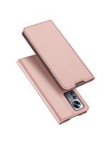 Dux Ducis Skin Pro dėklo dėklo dangtelis su atvartu, skirtas Xiaomi 12 Pro rožinei