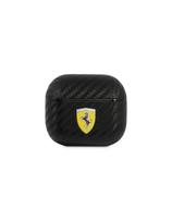 Ferrari On Track PU anglies dėklas, skirtas AirPods 3 - juodas