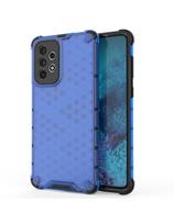 Korinis šarvuotas dėklas su gelio rėmeliu, skirtas Samsung Galaxy A73 mėlynai