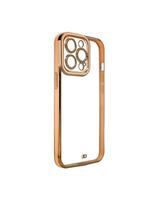 Fashion Case dėklas, skirtas Samsung Galaxy A12 5G gelio dangtelis su auksiniu rėmeliu