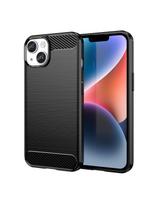 Anglies dėklas, skirtas iPhone 14 Plus, lankstus gelio galinis dangtelis, juodas