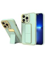 Naujas Kickstand Case dėklas skirtas iPhone 13 Pro Max su žaliu stovu