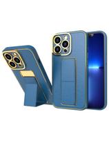 Naujas Kickstand Case dėklas iPhone 12 su stovu, mėlynas