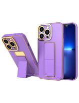 Naujas Kickstand dėklas, skirtas iPhone 12 su stovu, violetinis