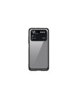 Outer Space Case Xiaomi Poco M4 Pro dėklas su lanksčiu rėmeliu, juodas