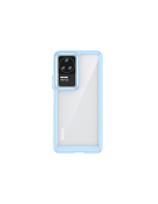 Outer Space Case Xiaomi Poco F4 5G dangtelis lanksčiu rėmeliu, mėlynas