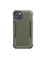 Raptic X-Doria Fort Case iPhone 14 dėklas su MagSafe šarvuotu dangteliu žalios spalvos